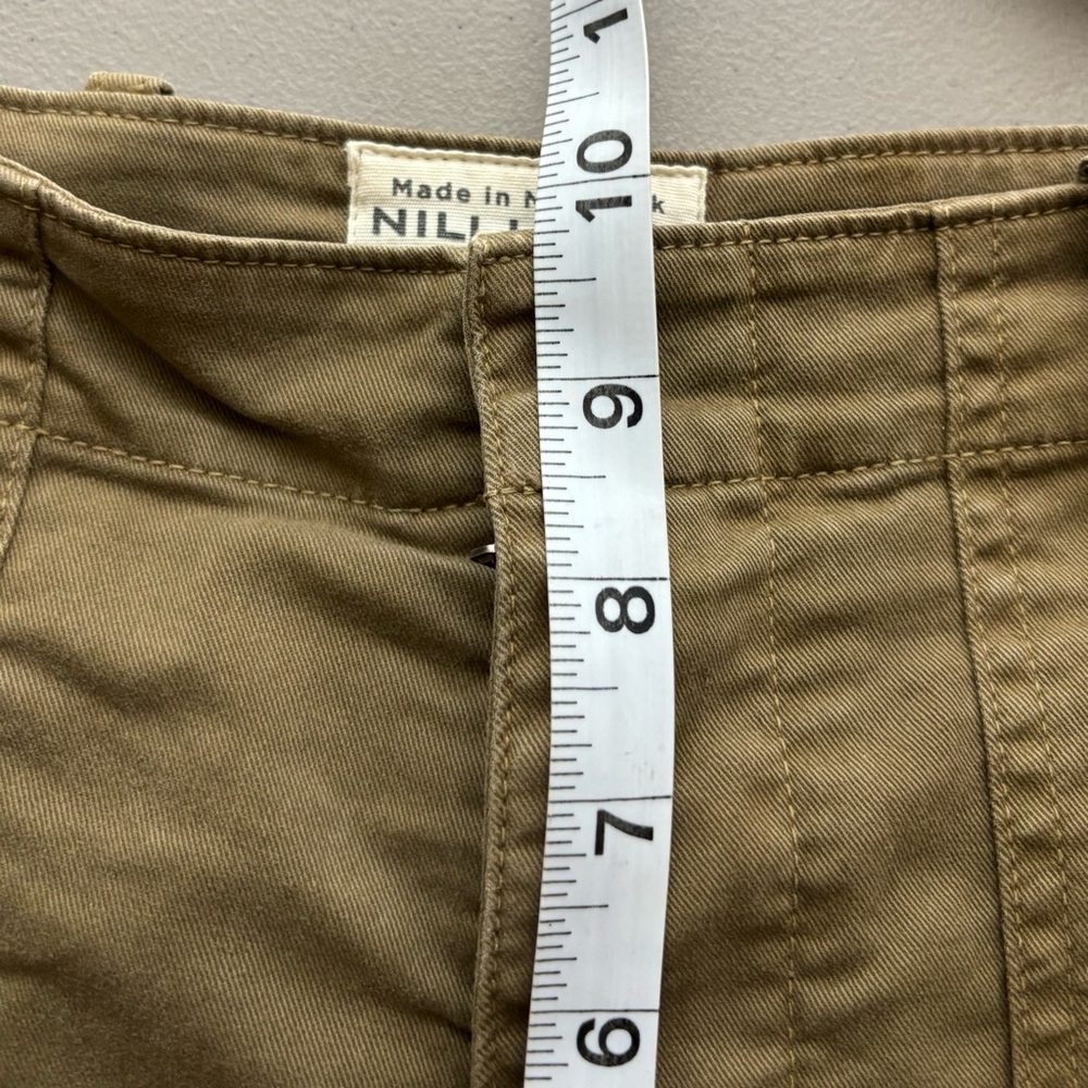 NILI LOTAN Jenna Pant Olive Green Sz 8 - Picture 14 of 16
